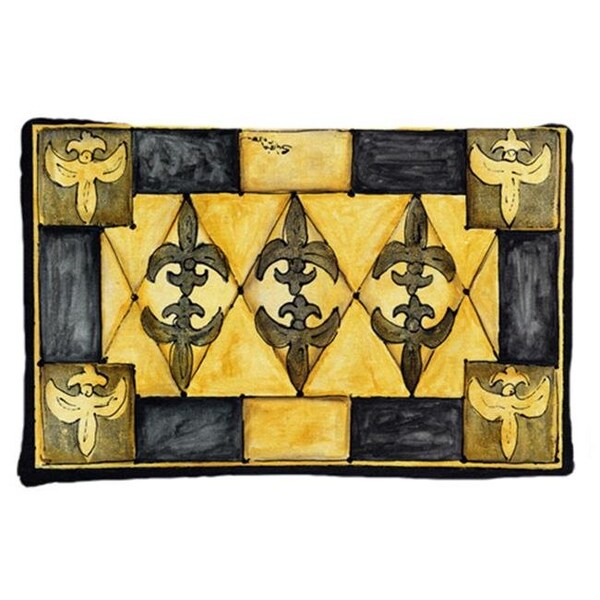 Carolines Treasures Carolines Treasures 8089PILLOWCASE 20.5 x 30 in. Fleur De Lis Moisture Wicking Fabric Standard Pillow Case 8089PILLOWCASE - main